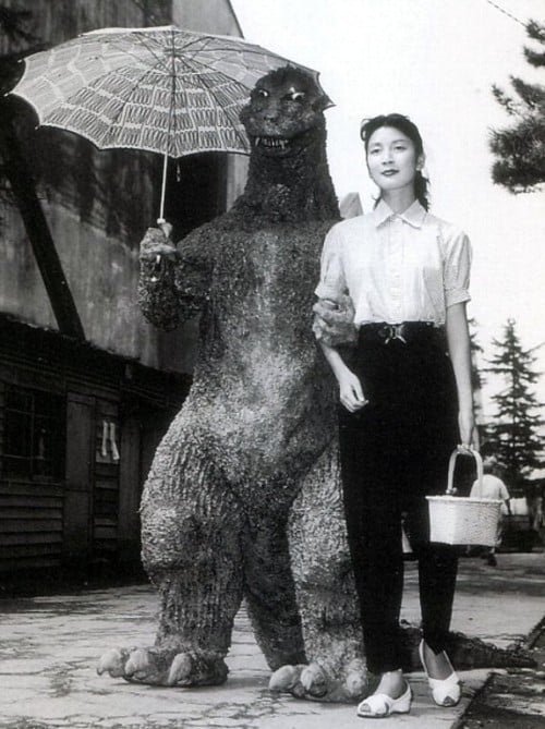 Godzilla and Momoko Kochi