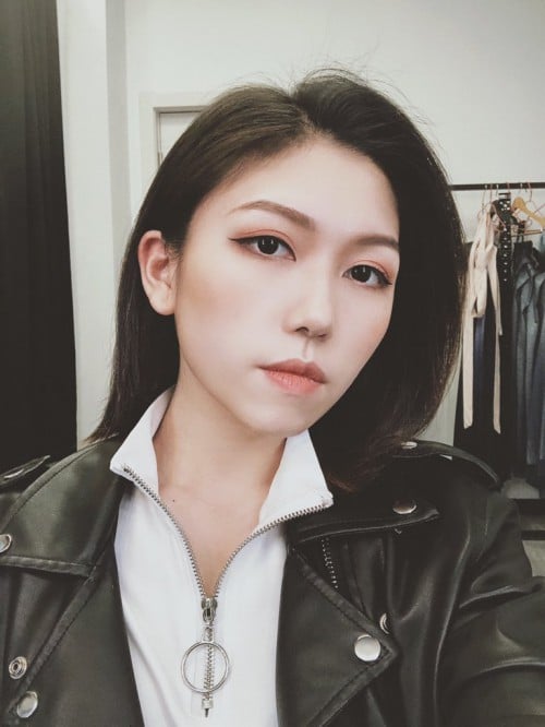 AceZoey315 in leather jacket